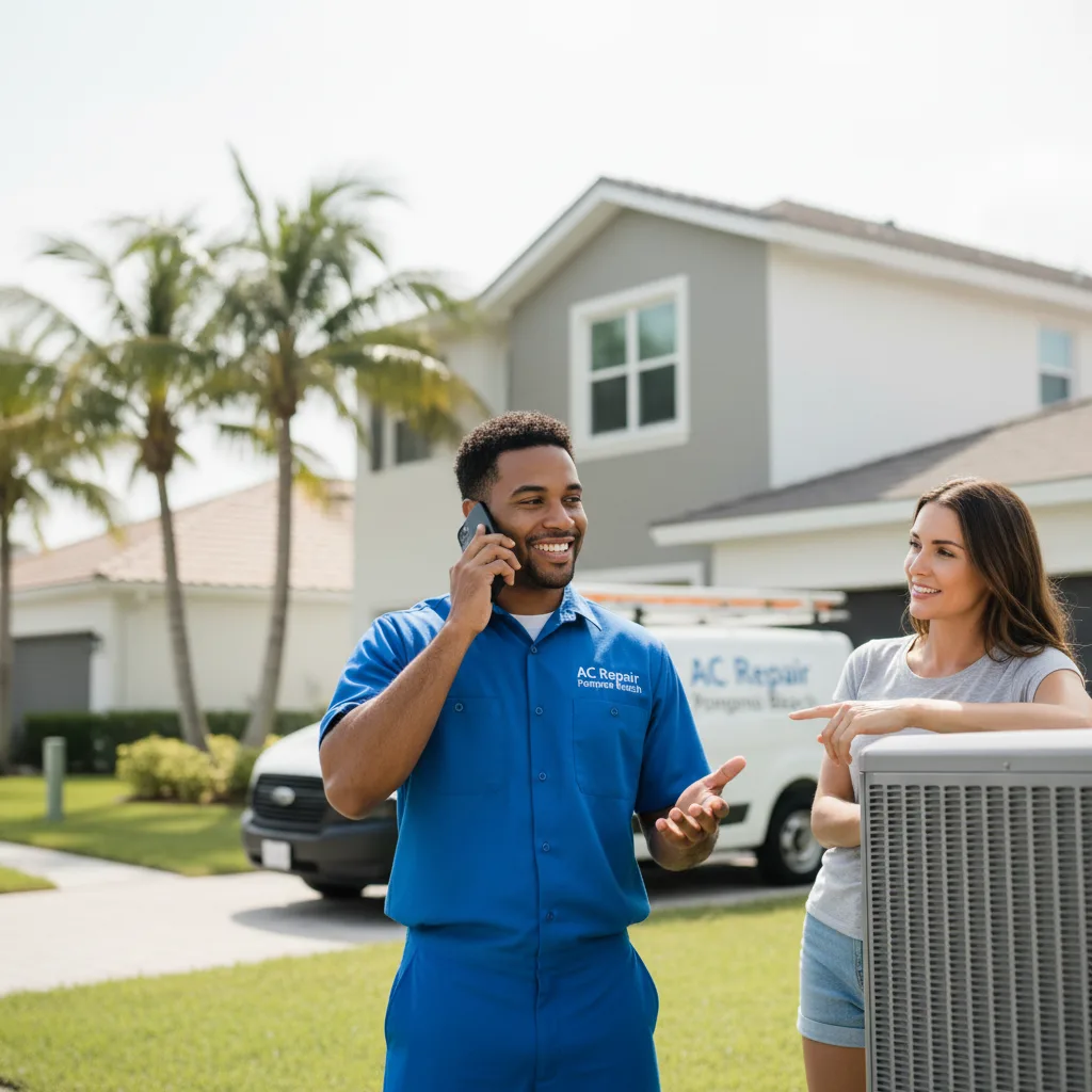 AC Repair Pompano Beach customer support in Poughquag